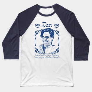 Dan / Alan Partridge Original Fan Art Design Baseball T-Shirt